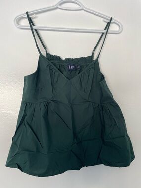 GAP Dark Green Spaghetti Strap Camisole